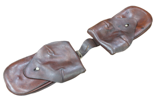 WW1 Leather Cavalry Saddle Wallets