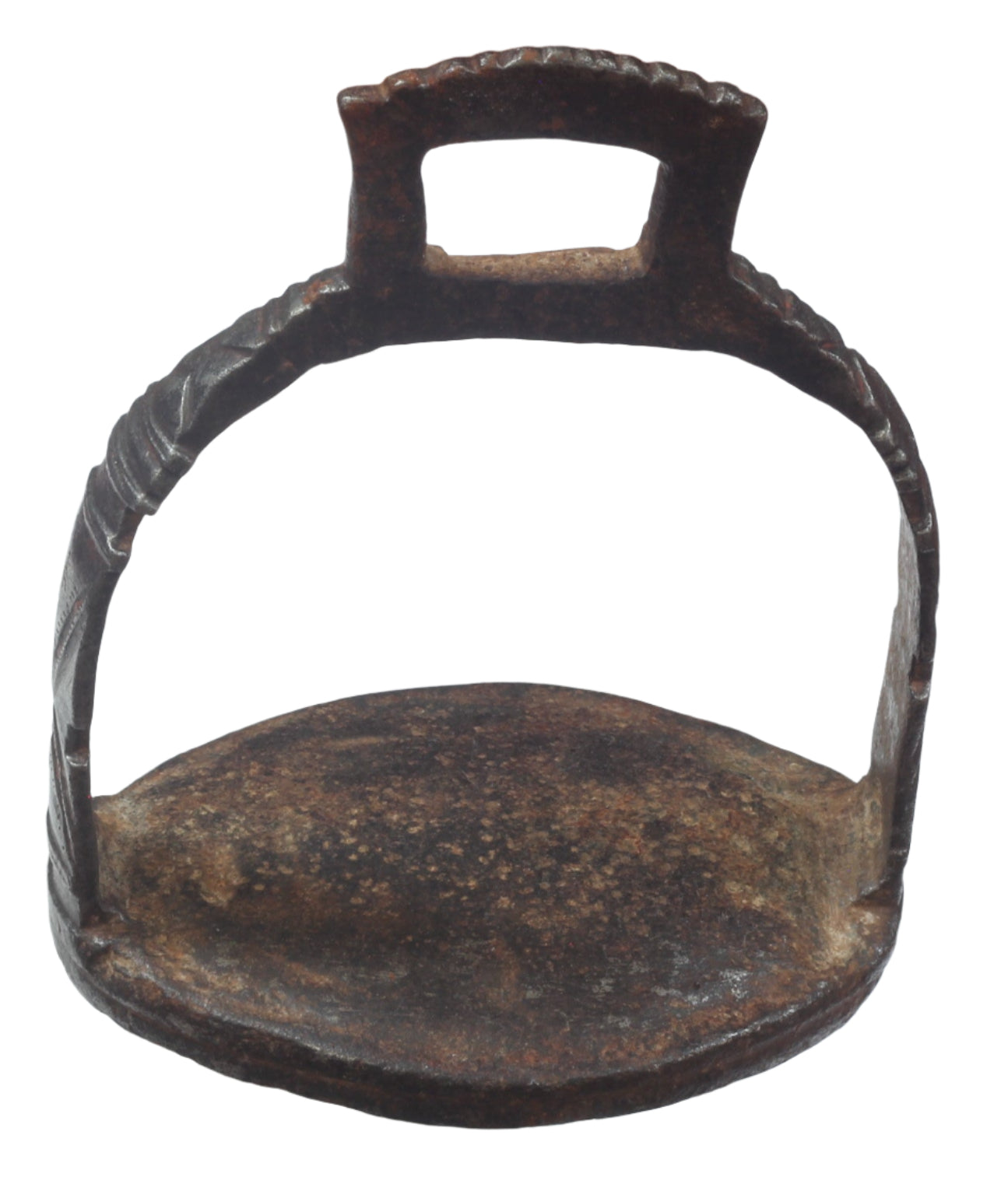 Antique Indian steel stirrup