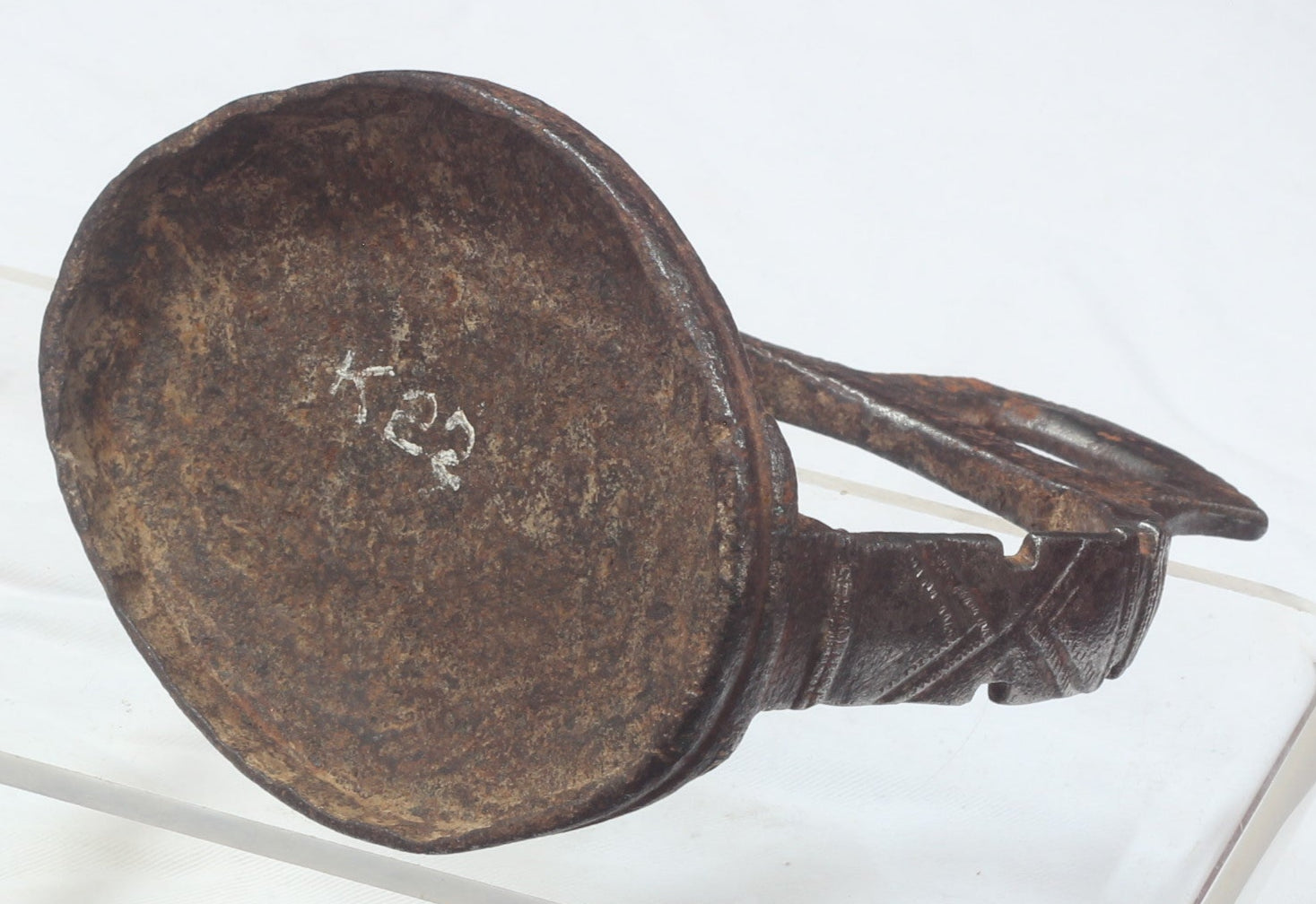 Antique Indian steel stirrup