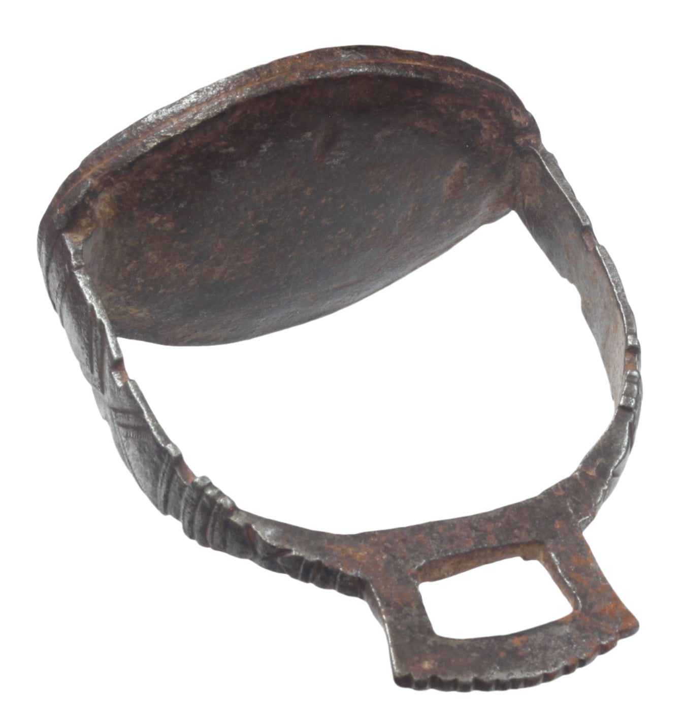 Antique Indian steel stirrup