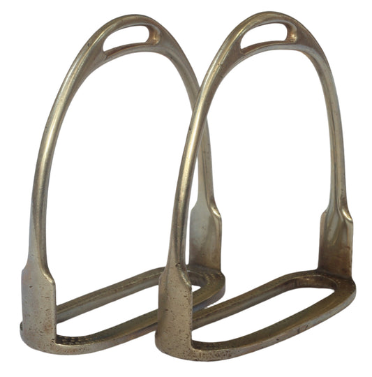 A Pair of Small Nickel Stirrups