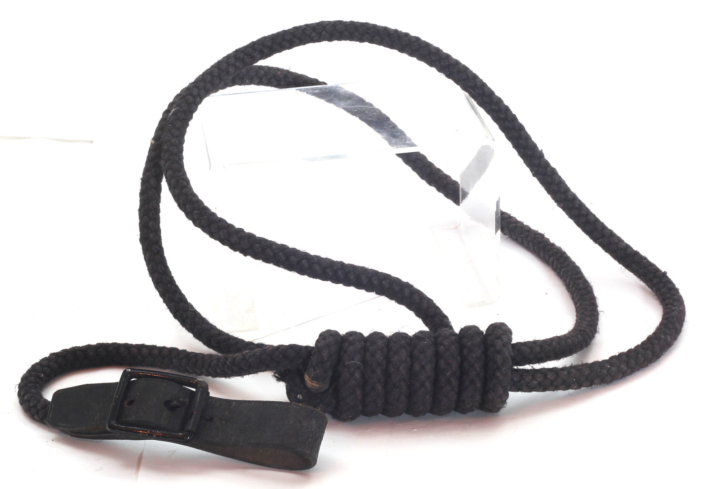A Black Neck Rope for a Military  Horse