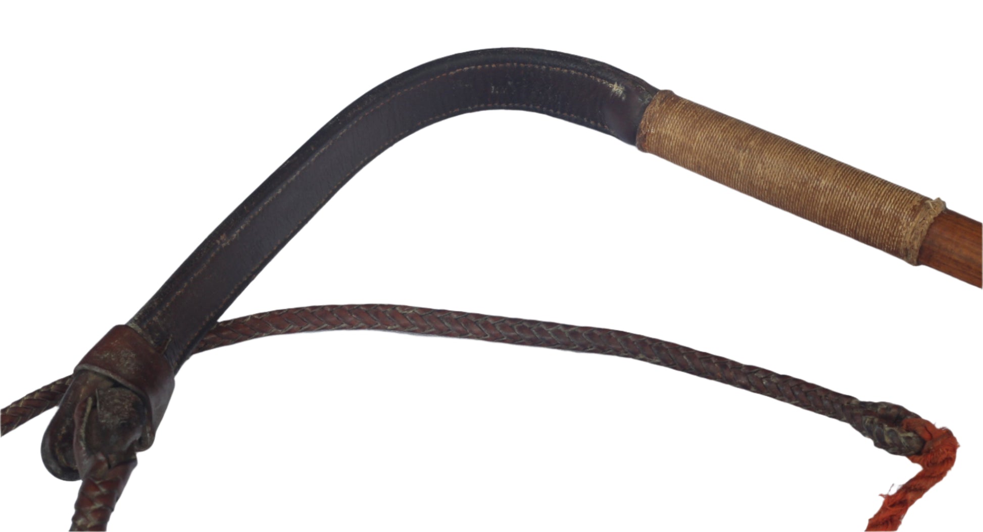 Vintage Ladies / Youth's Malacca Hunting Whip with Thong