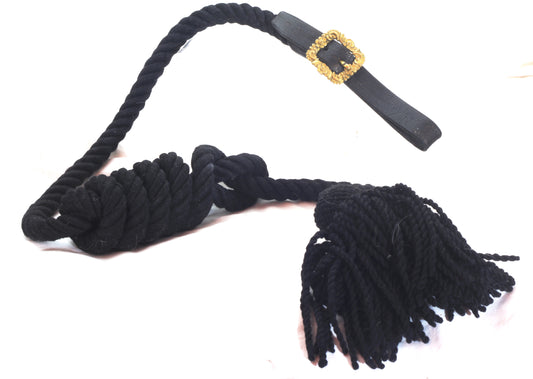 A Black Rope for an Officer's  Horse