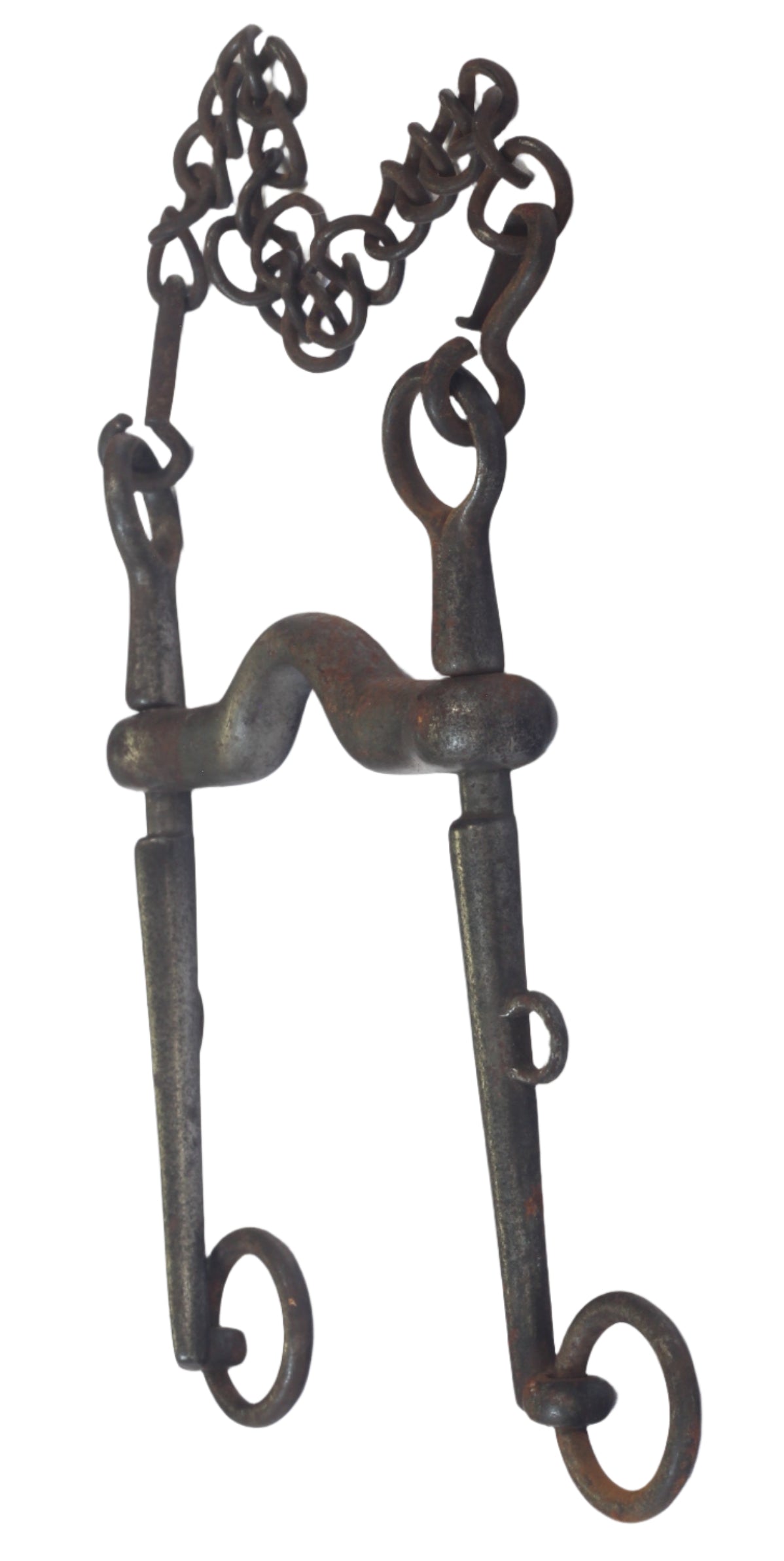 Antique Steel Weymouth Curb Bit by Sowter