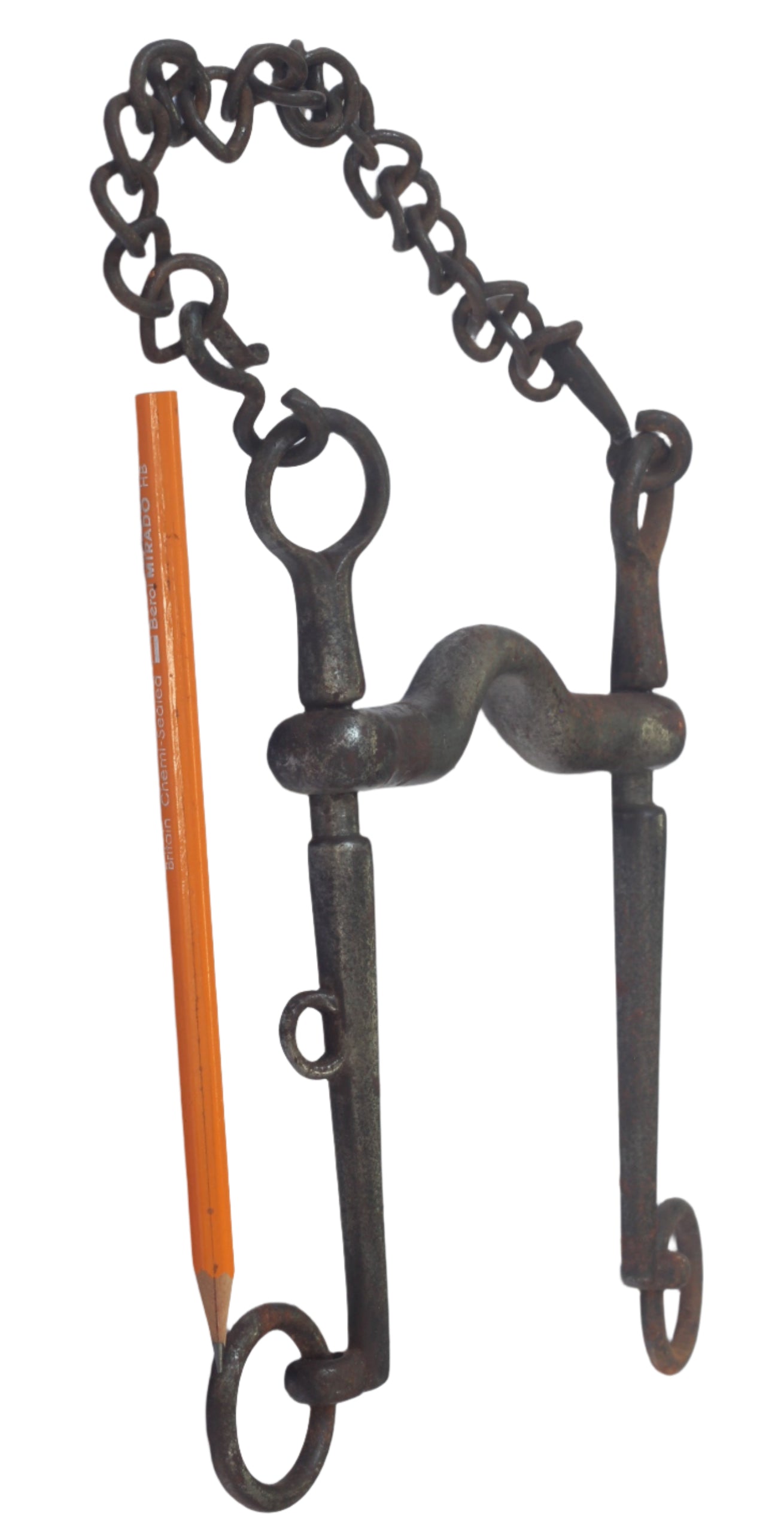 Antique Steel Weymouth Curb Bit by Sowter
