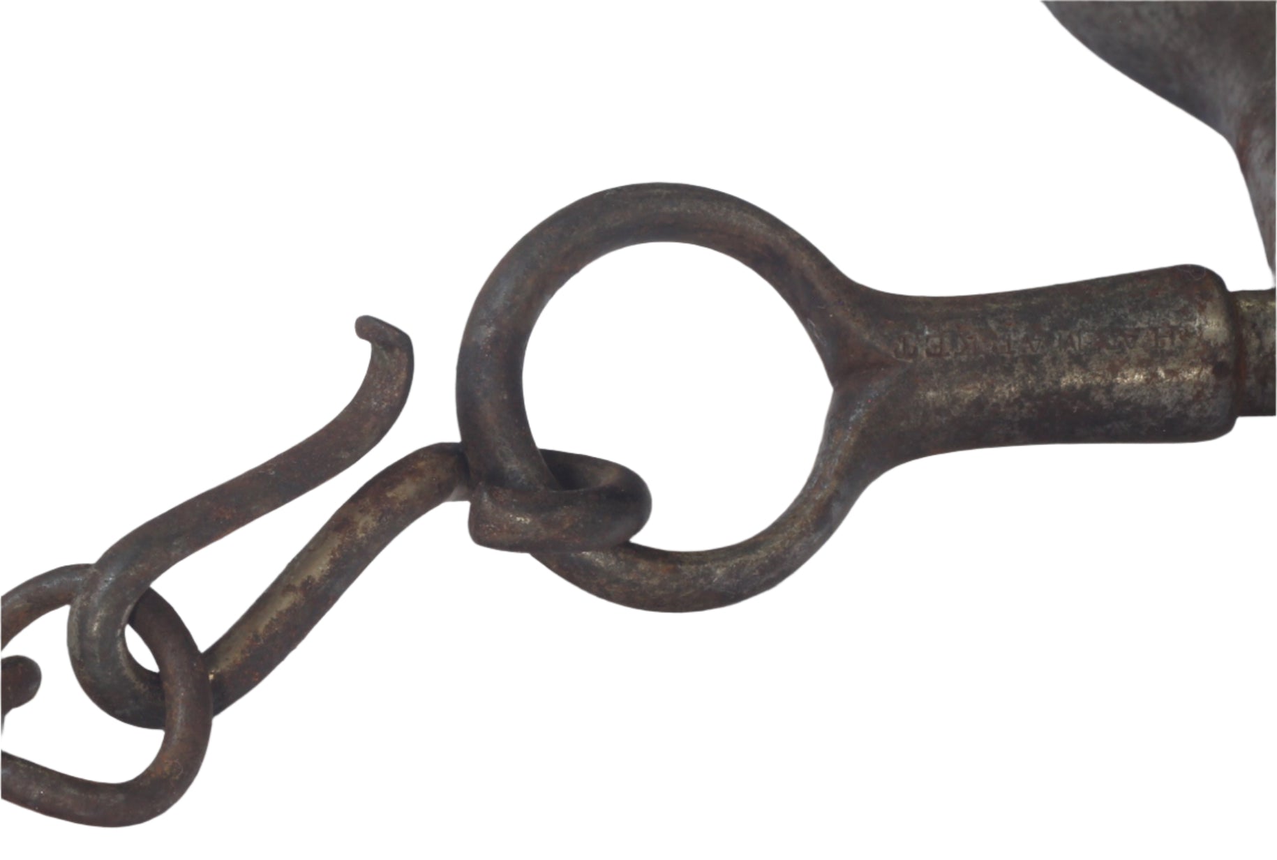 Antique Steel Weymouth Curb Bit by Sowter