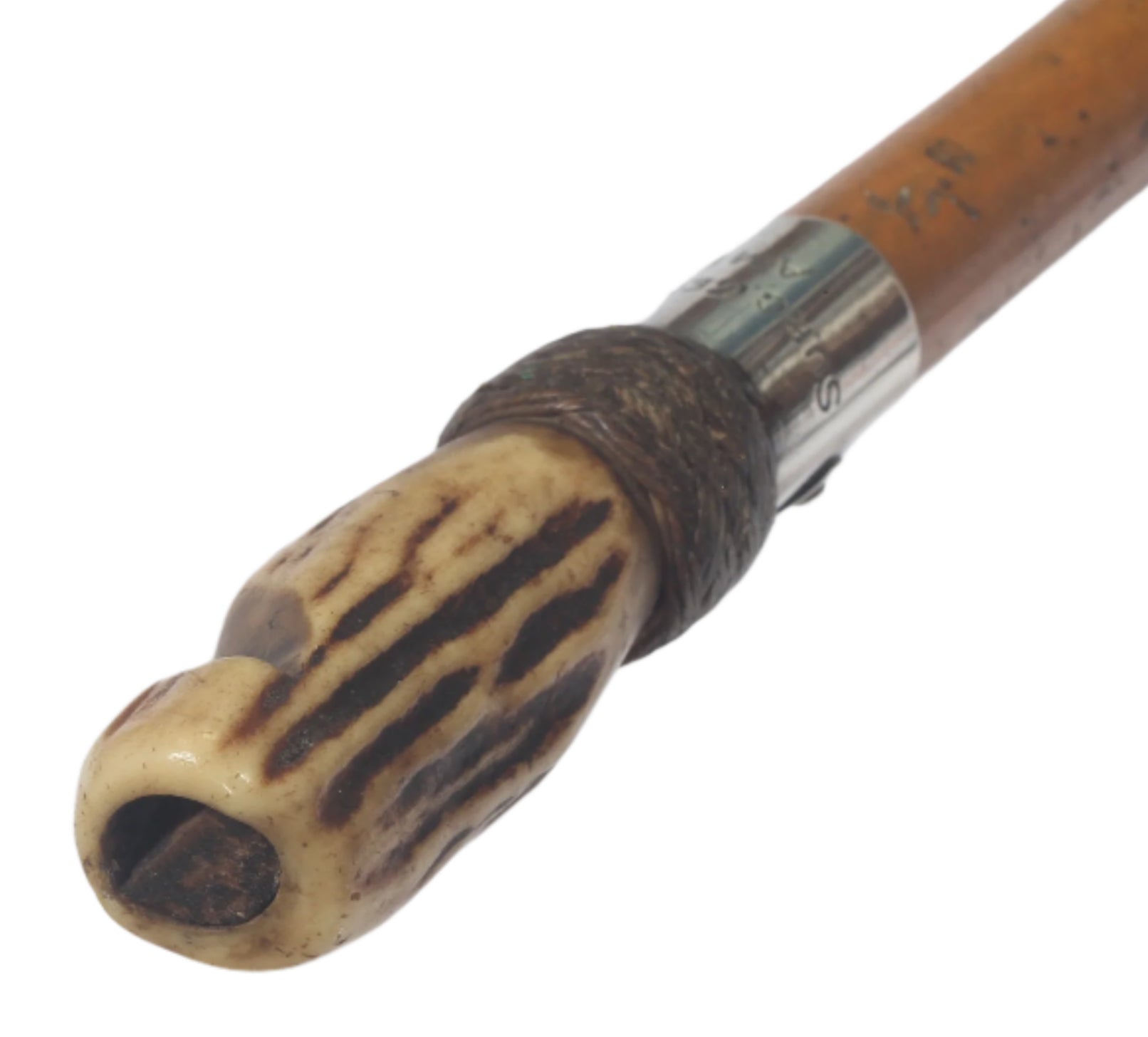 Antique Beagling Whip with Whistle