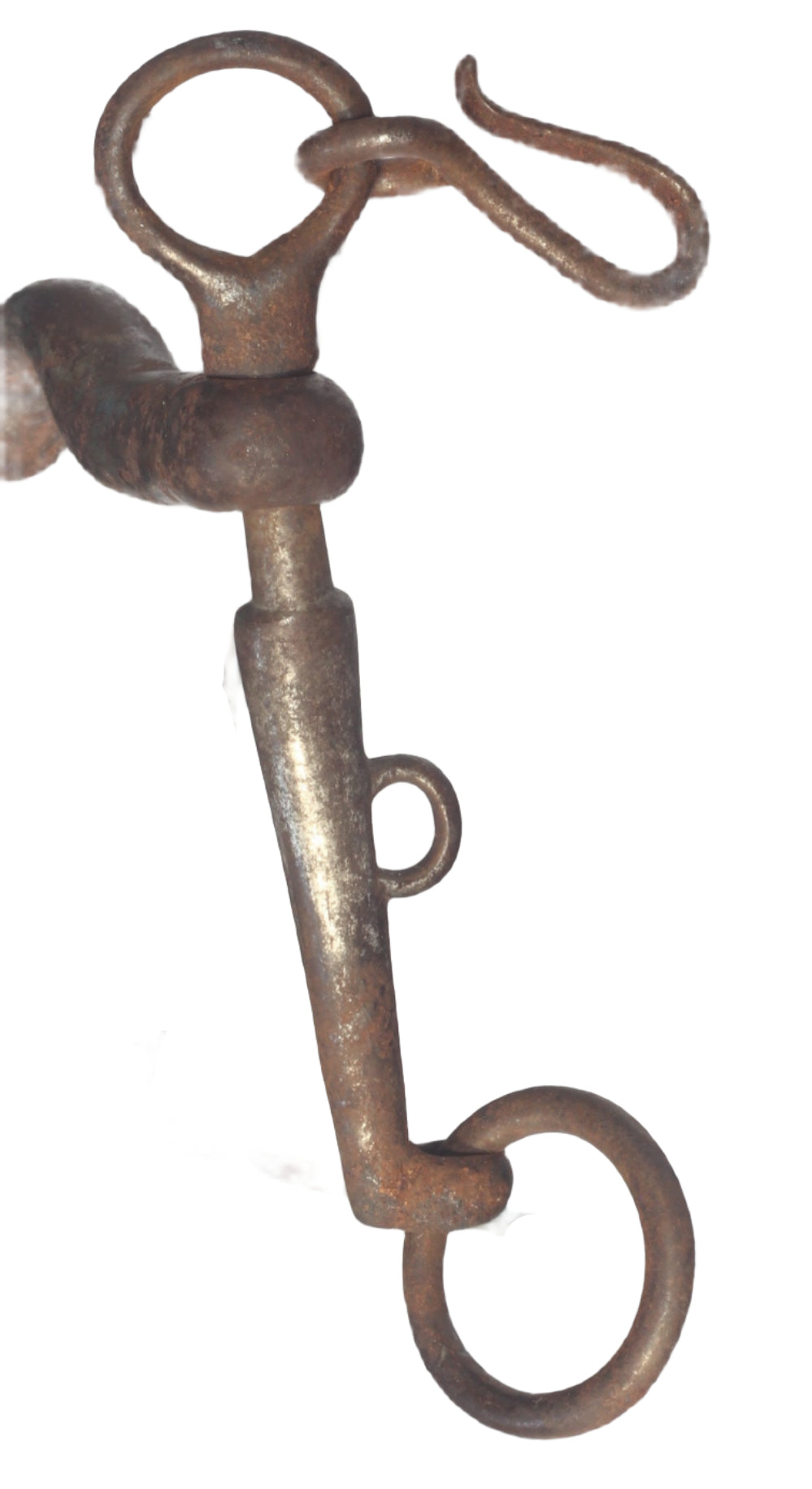 Antique Small Steel Weymouth Curb Bit by Whippy & Co