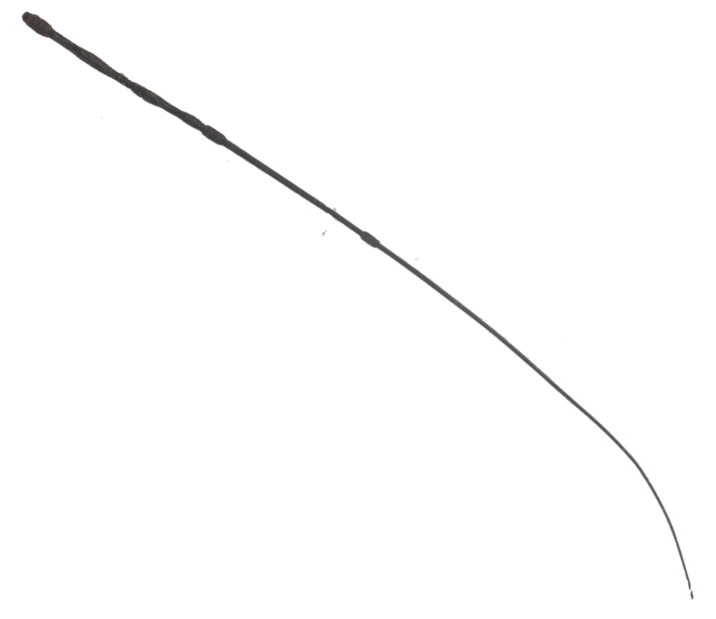 Antique Twisted Whalebone Ladies Riding Whip or Crop