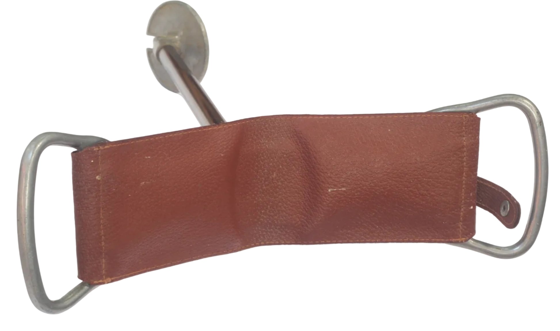 Vintage Shooting Stick with Leather Seat