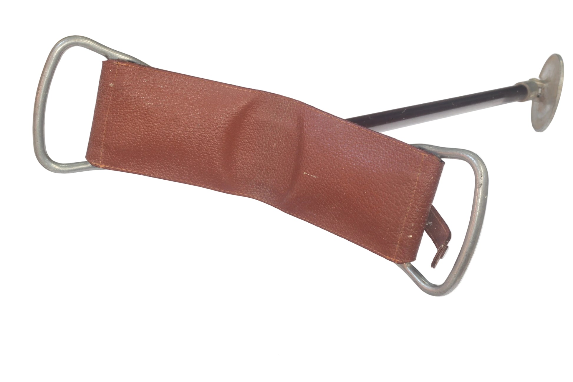 Vintage Shooting Stick with Leather Seat