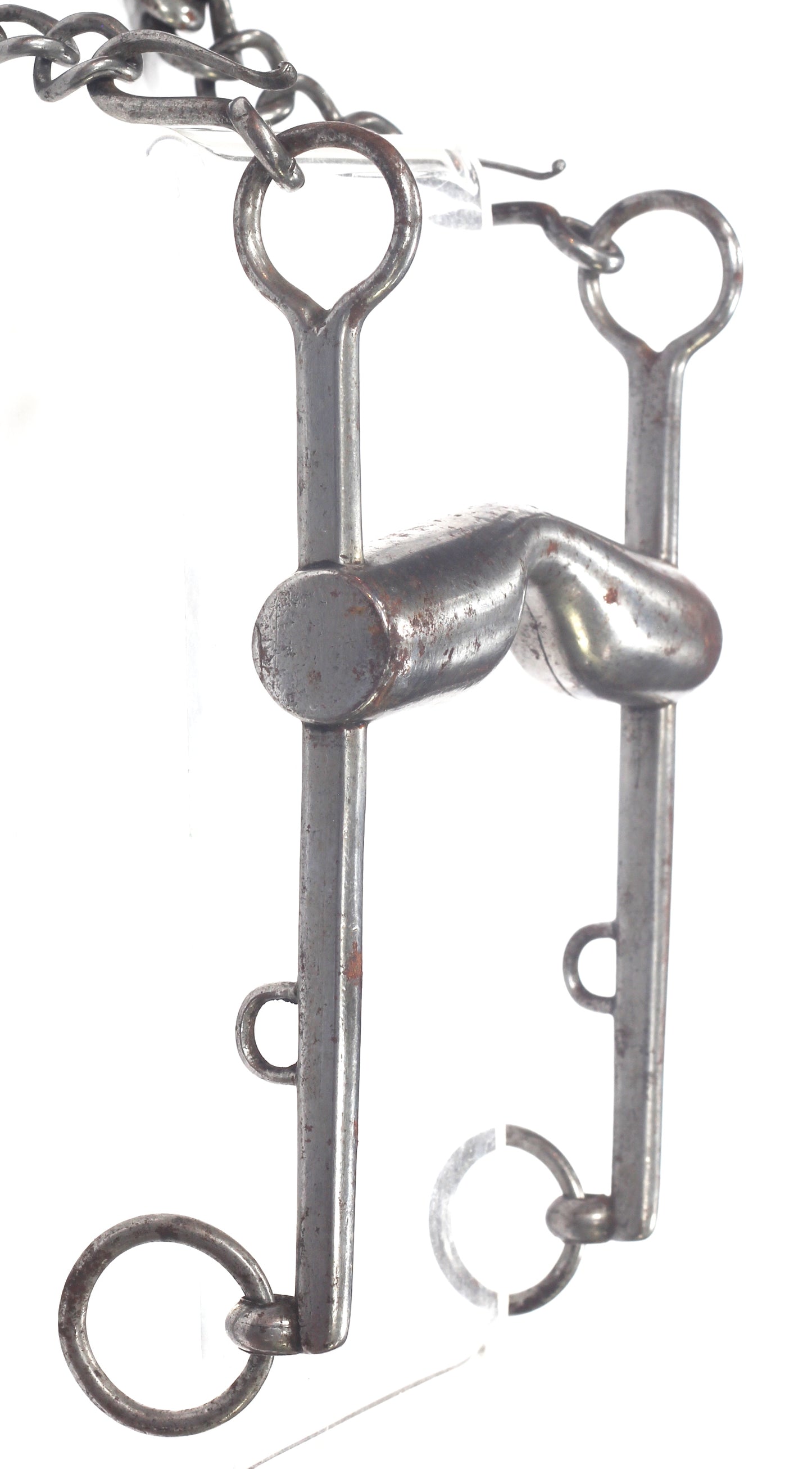 A 19th Century Curb Bit with Graduated Curb Chain
