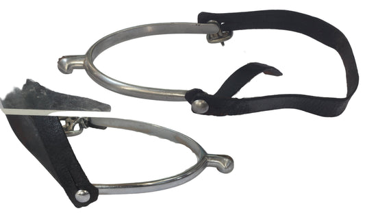 Vintage Hunting Spurs with Buttons & Buckles 