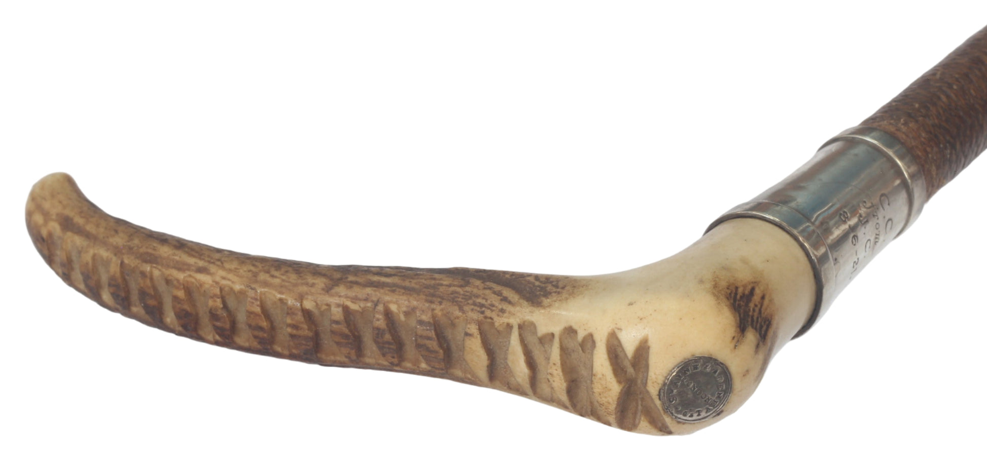 1921 Antique Swaine & Adeney Hunting Whip