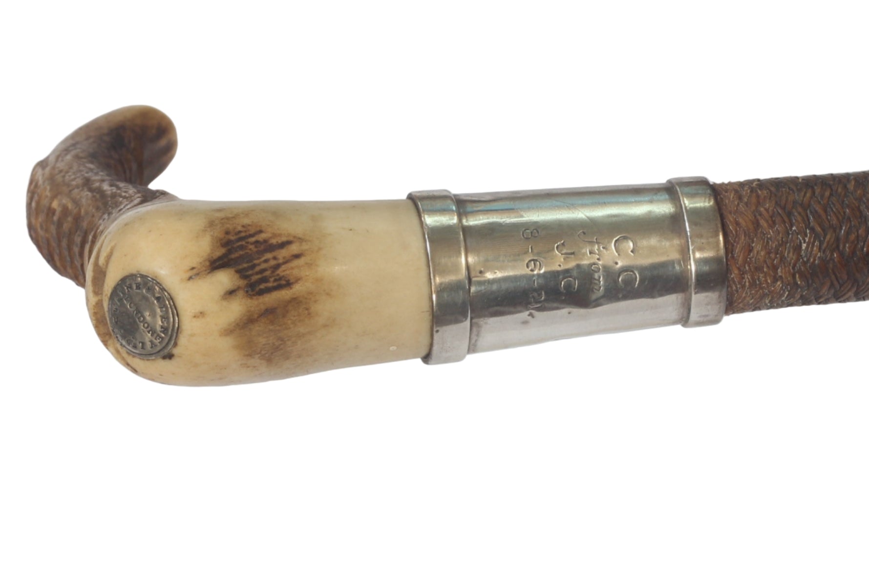 1921 Antique Swaine & Adeney Hunting Whip
