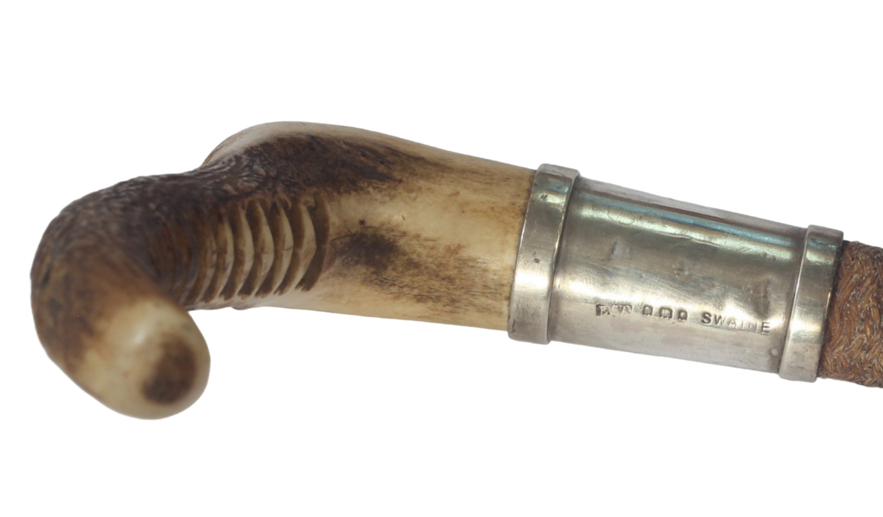 1921 Antique Swaine & Adeney Hunting Whip