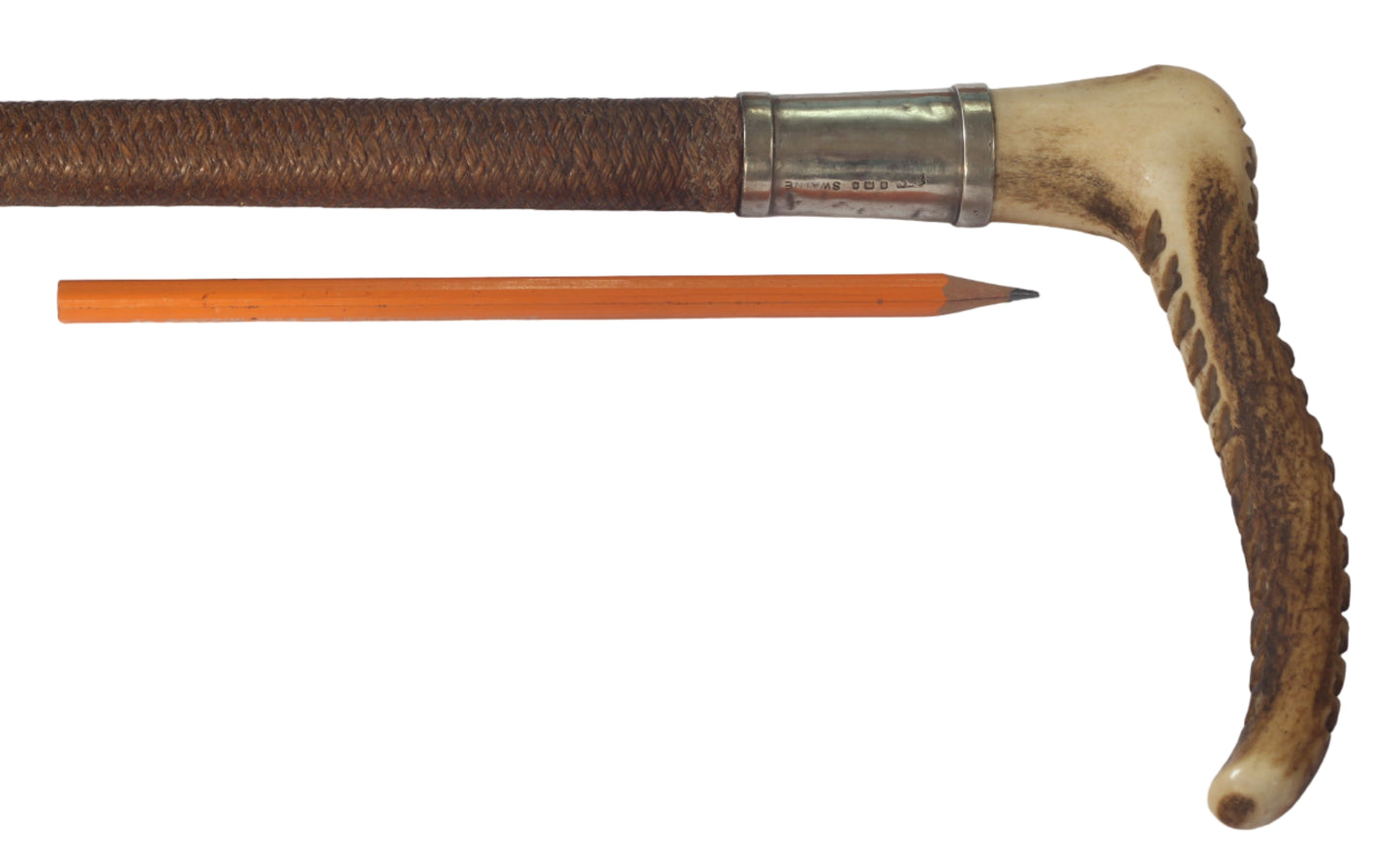 1921 Antique Swaine & Adeney Hunting Whip