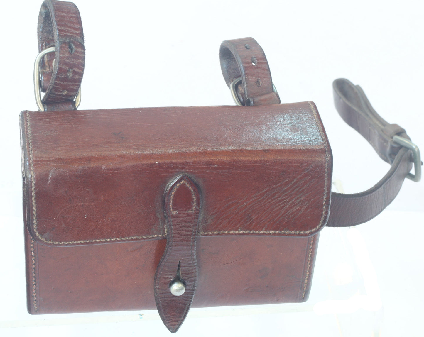 Vintage Swaine & Adeney Sandwich Tin in Leather Case