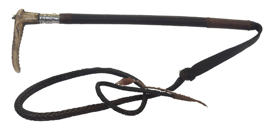 1924 Gents Leather Hunting Whip