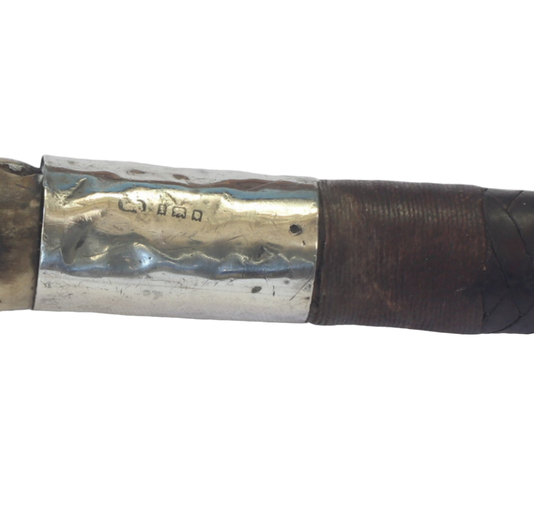 1924 Gents Leather Hunting Whip