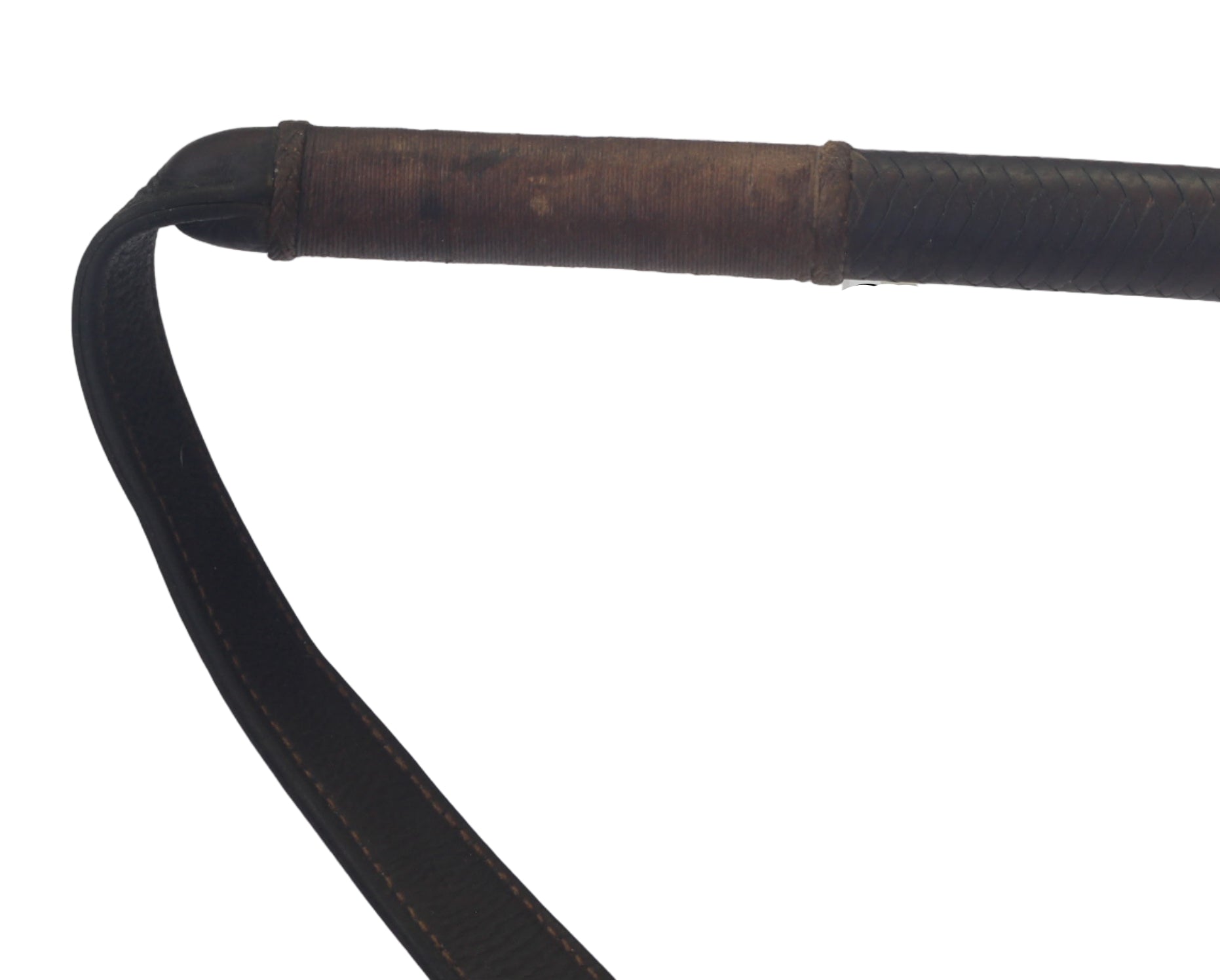 1924 Gents Leather Hunting Whip