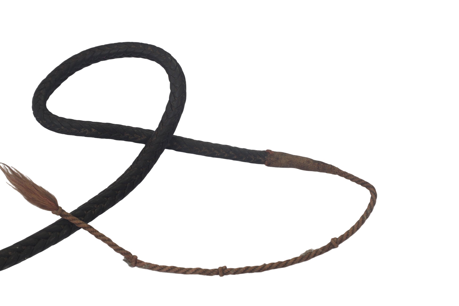 1924 Gents Leather Hunting Whip