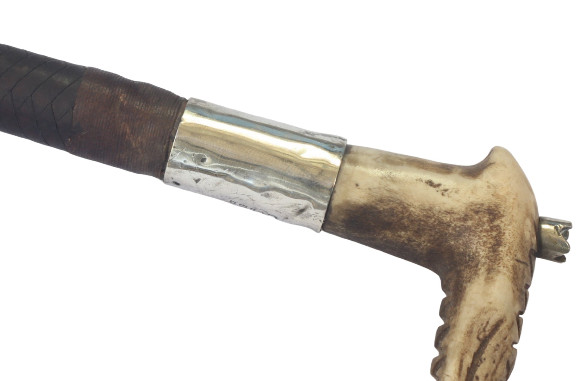 1924 Gents Leather Hunting Whip