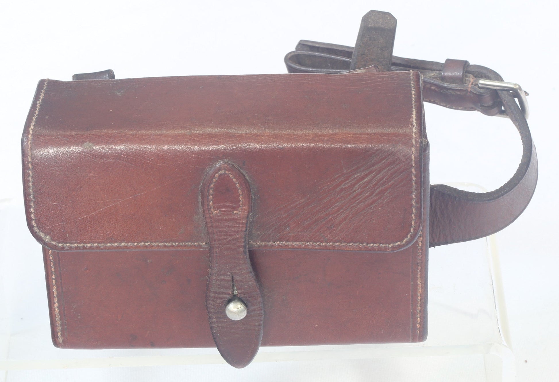 Vintage Swaine & Adeney Sandwich Tin in Leather Case