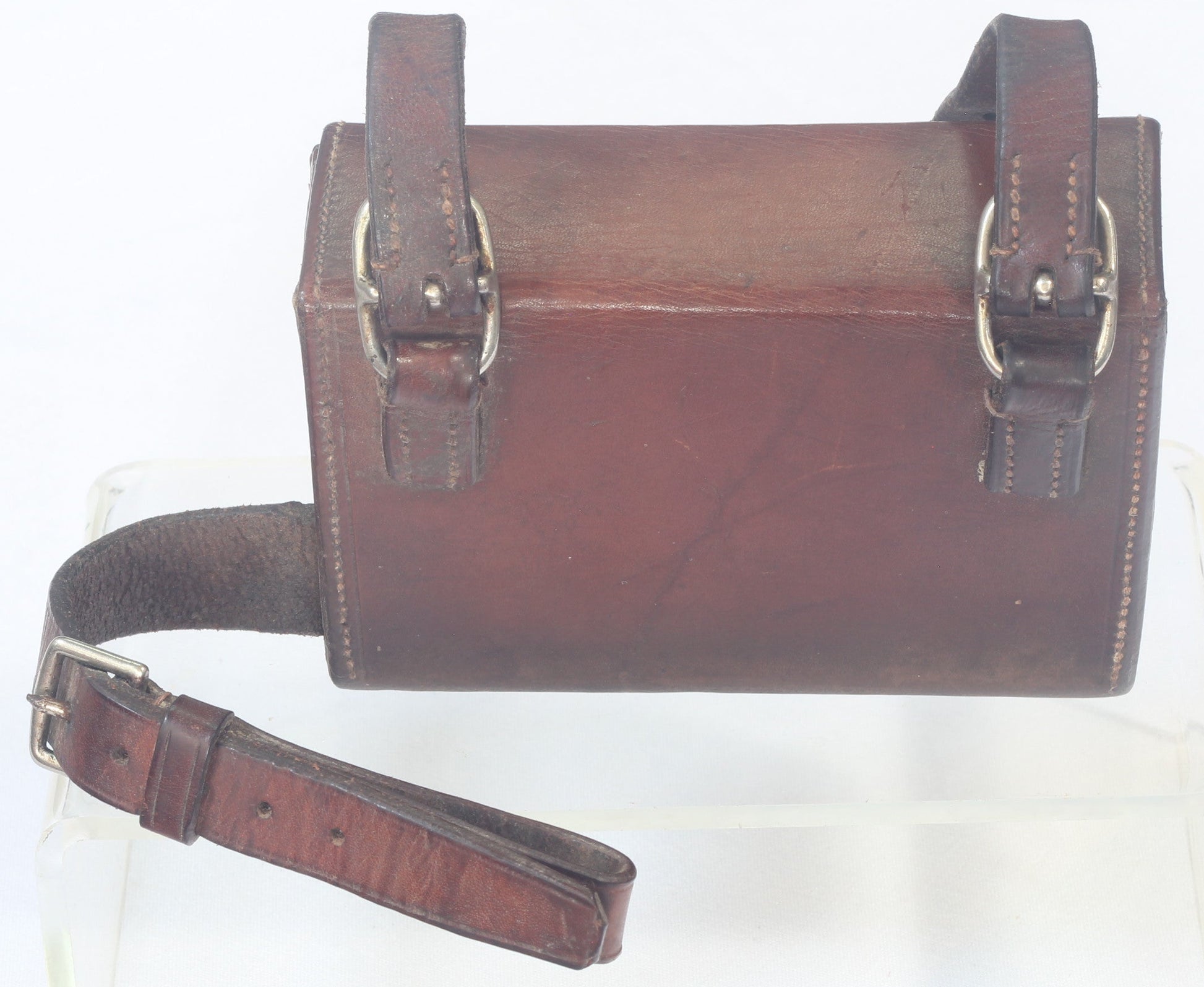 Vintage Swaine & Adeney Sandwich Tin in Leather Case