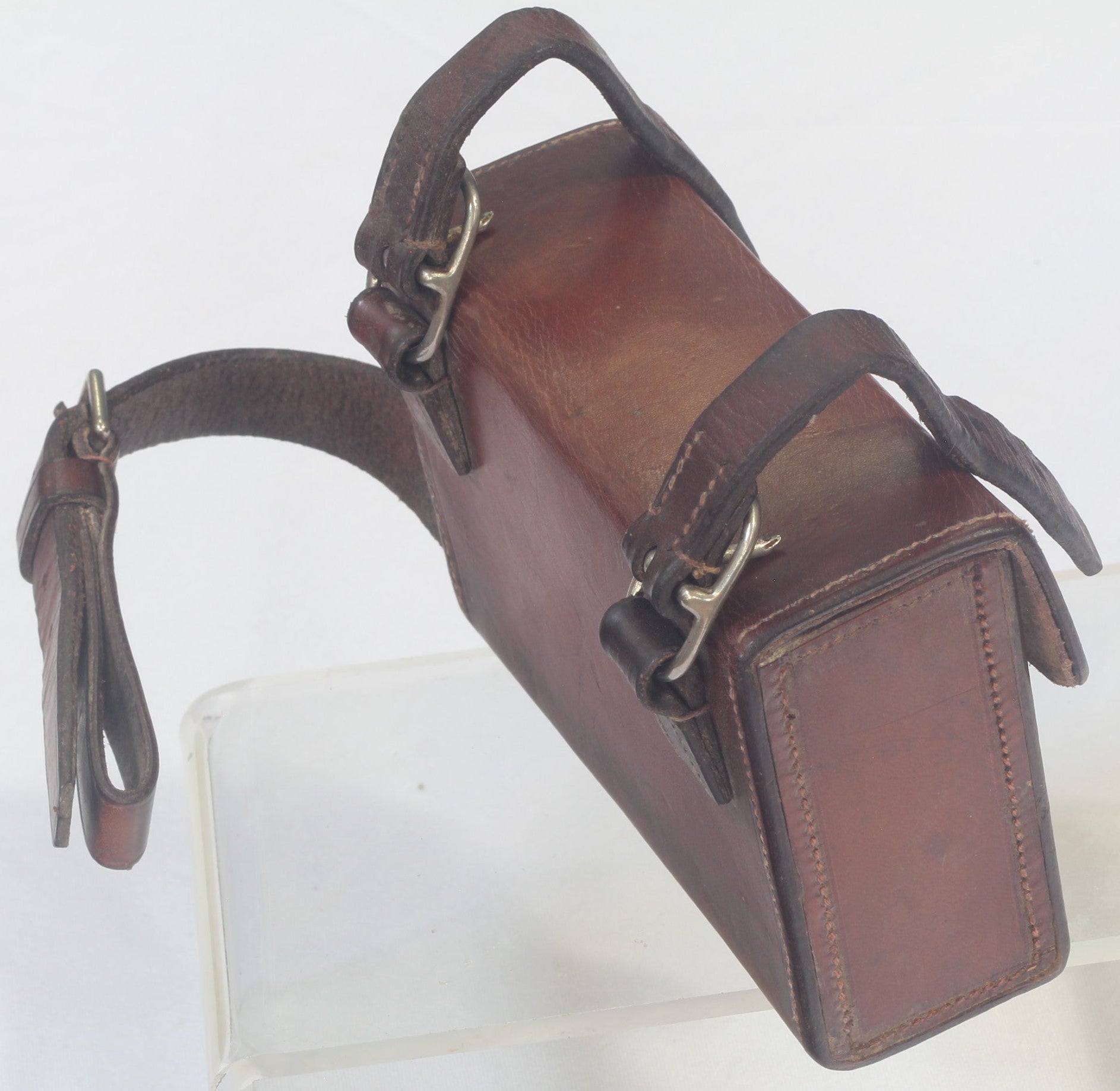 Vintage Swaine & Adeney Sandwich Tin in Leather Case