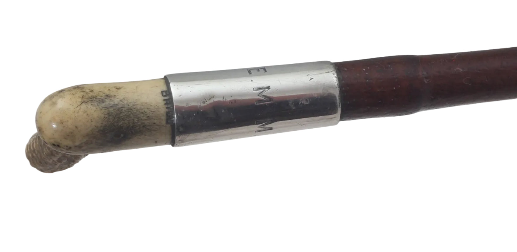 1919 Ladies Leather Hunting Whip or Crop by Brigg 