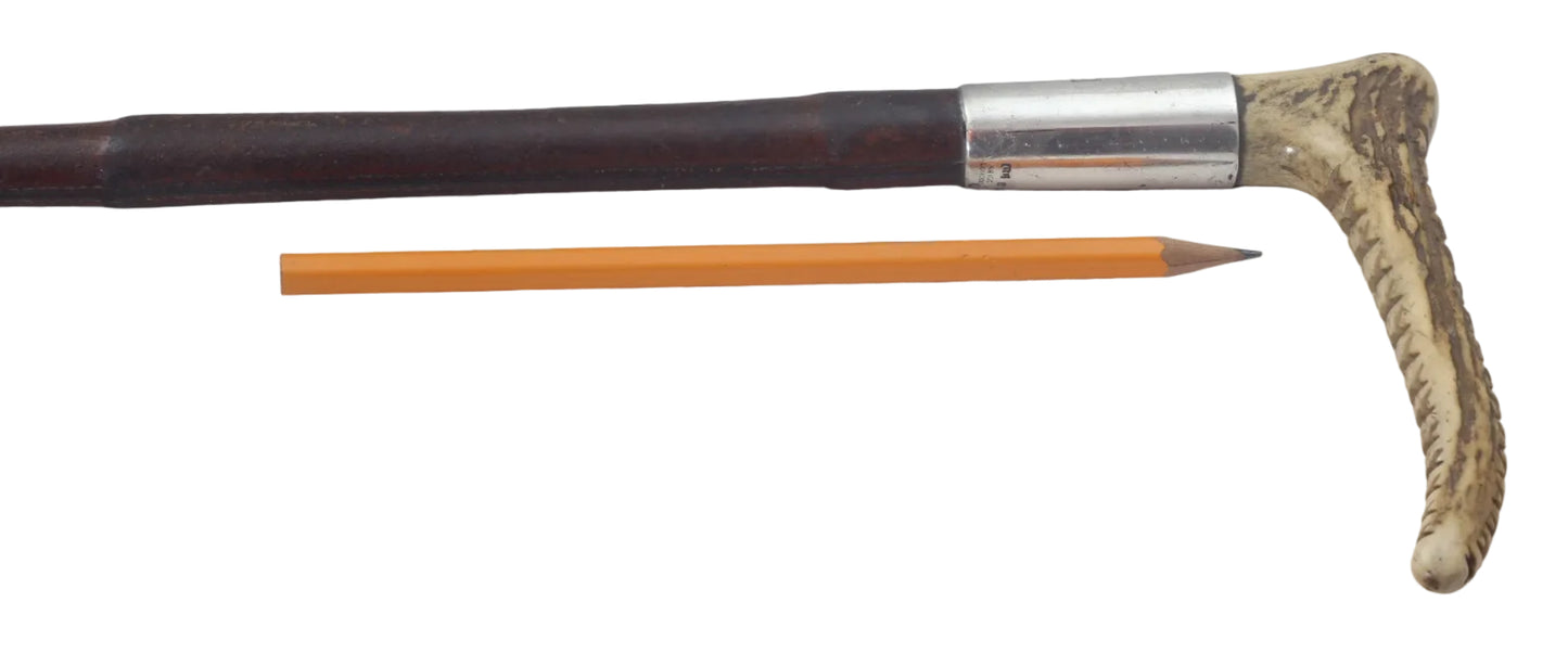 1919 Ladies Leather Hunting Whip or Crop by Brigg 