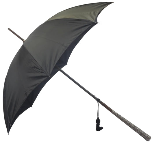 Fox Paragon Vintage Umbrella with Indian Silver handle
