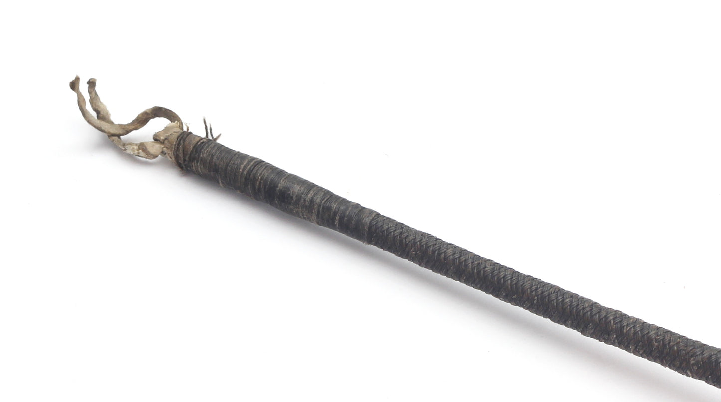 c.1840 Gents Whip by Griffiths with Braided Silver Mounts