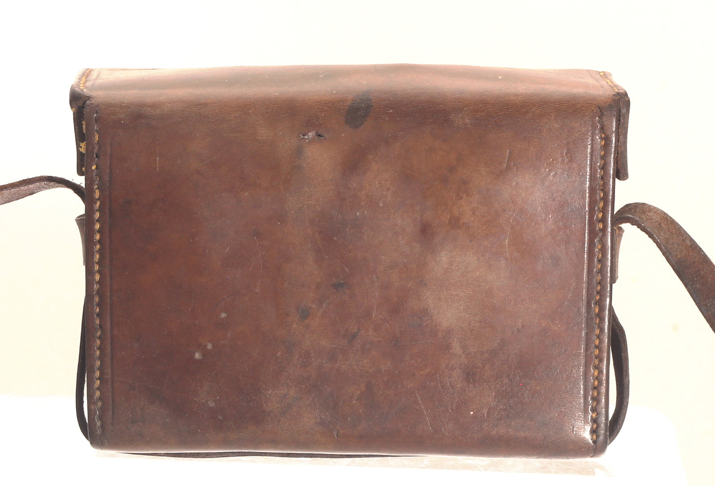 Vintage Leather Case for Sandwich Tin or Flask