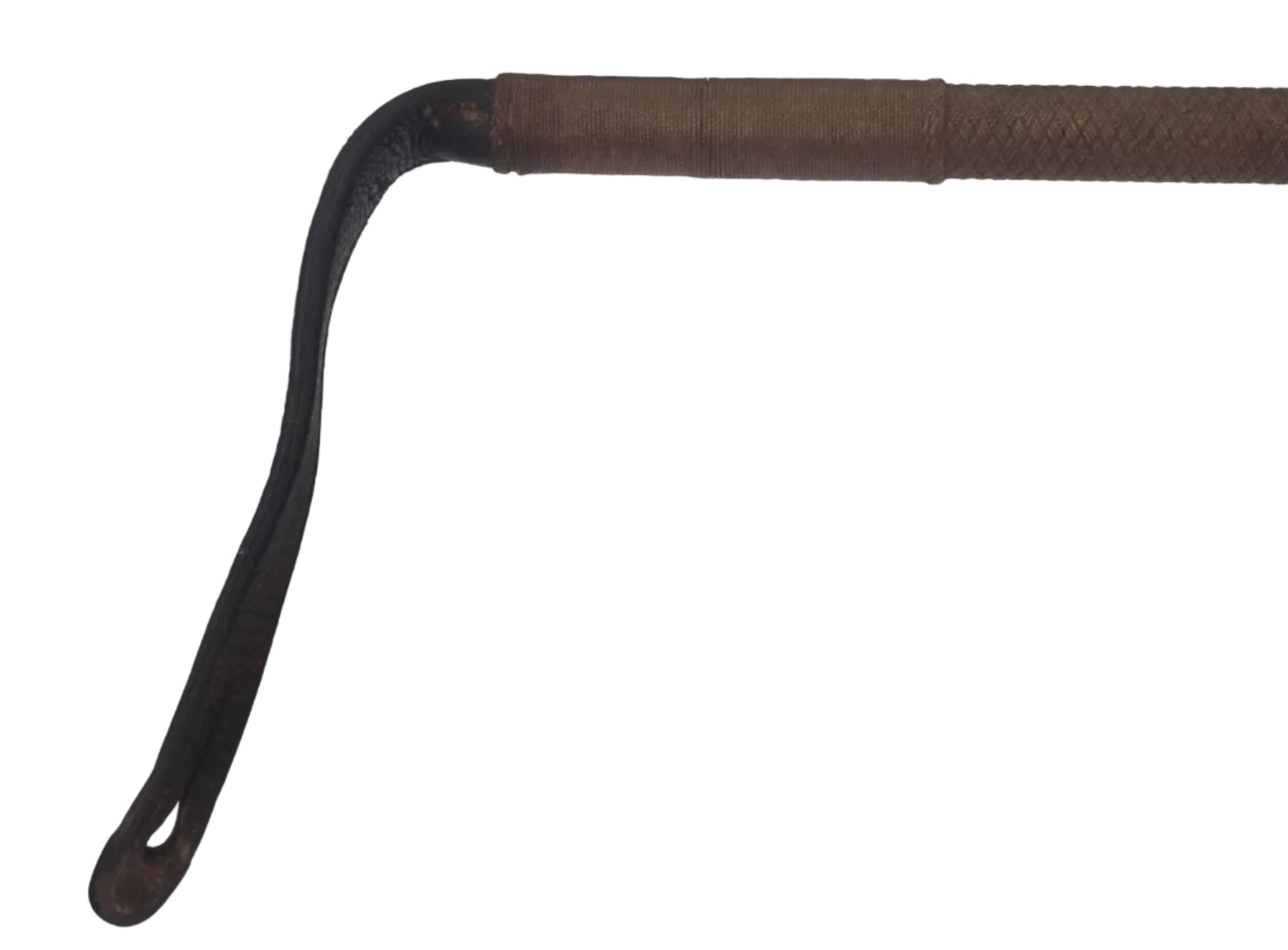 1923 Antique Callow Silver Collared Hunting Whip