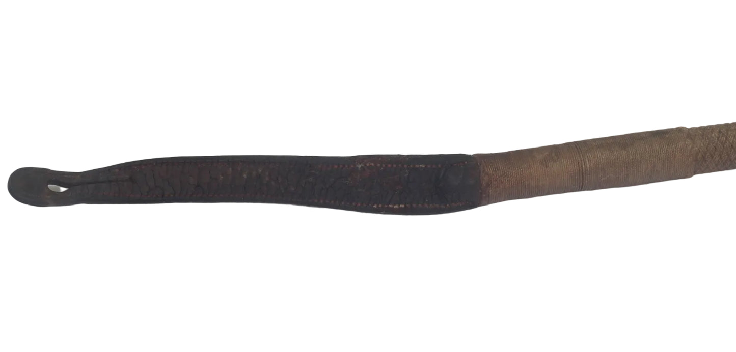 1923 Antique Callow Silver Collared Hunting Whip