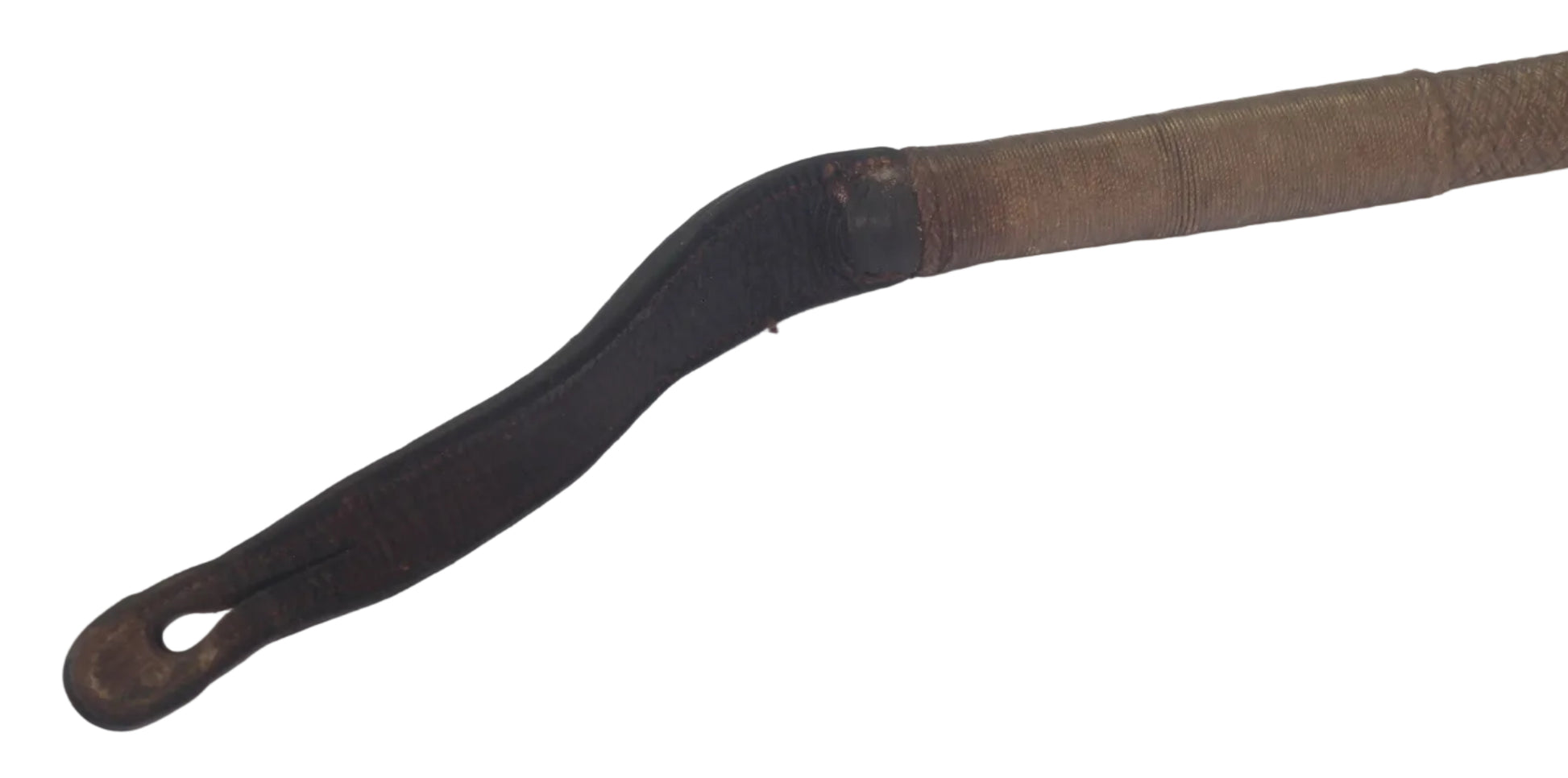 1923 Antique Callow Silver Collared Hunting Whip