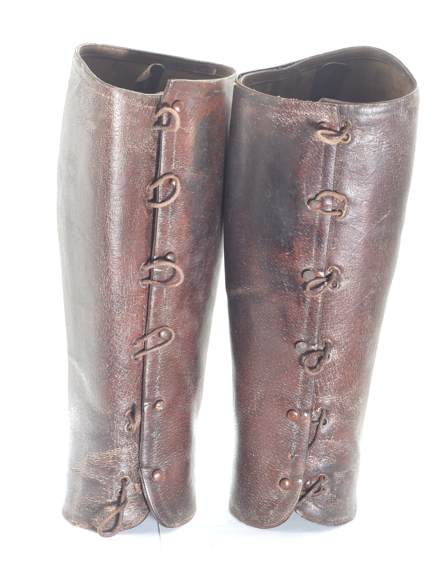 Vintage Leather Gaiters