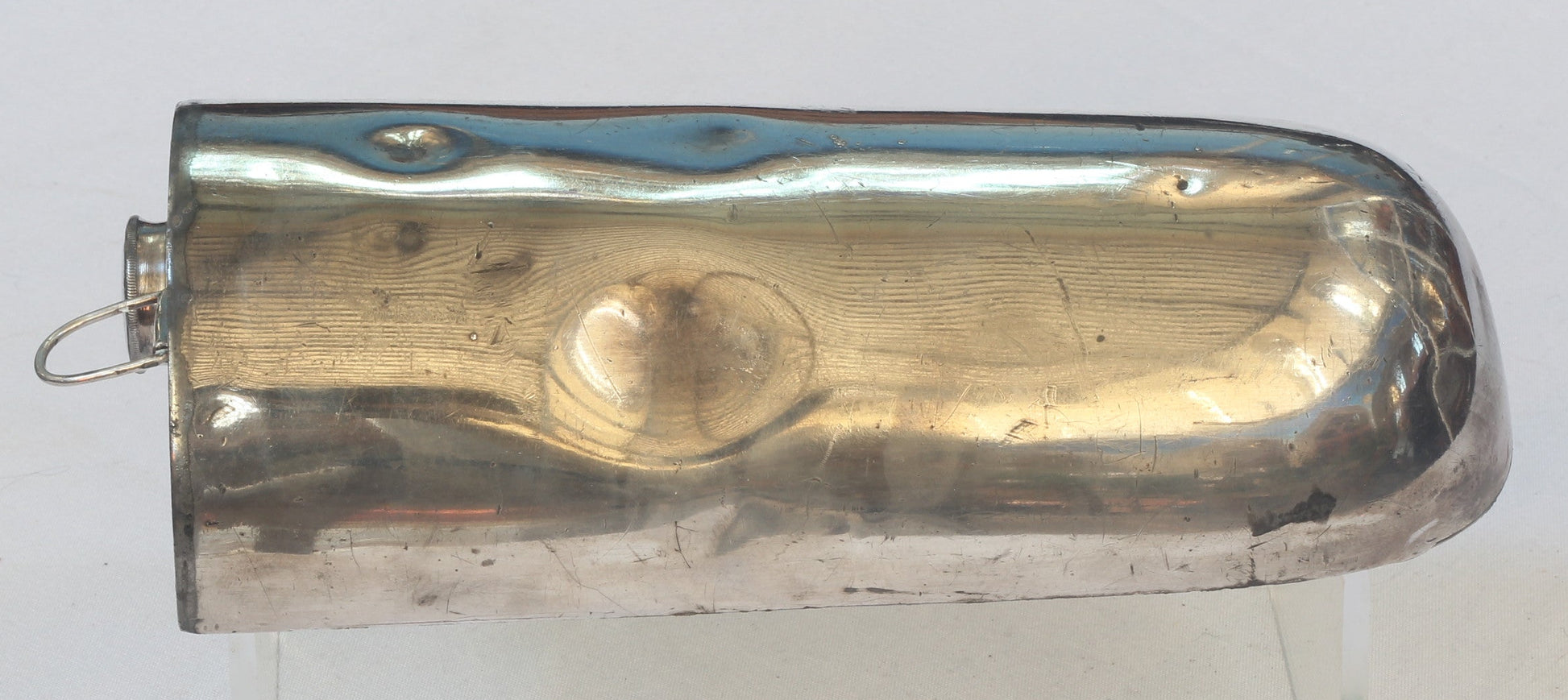 Leather Cavalry Saddle Wallet with Combined Flask & Sandwich case