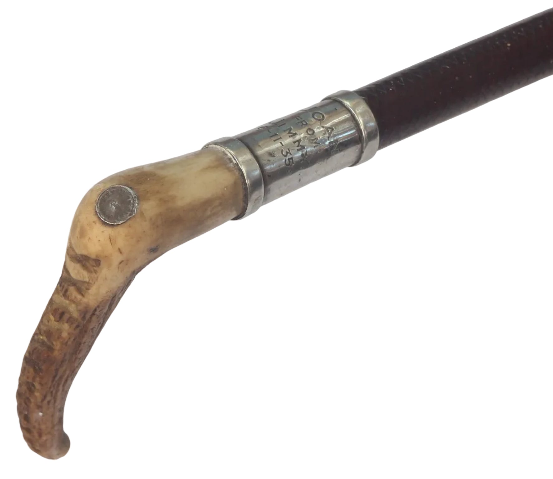 1935 Swaine & Adeney Ladies / Youths Leather Hunting Whip