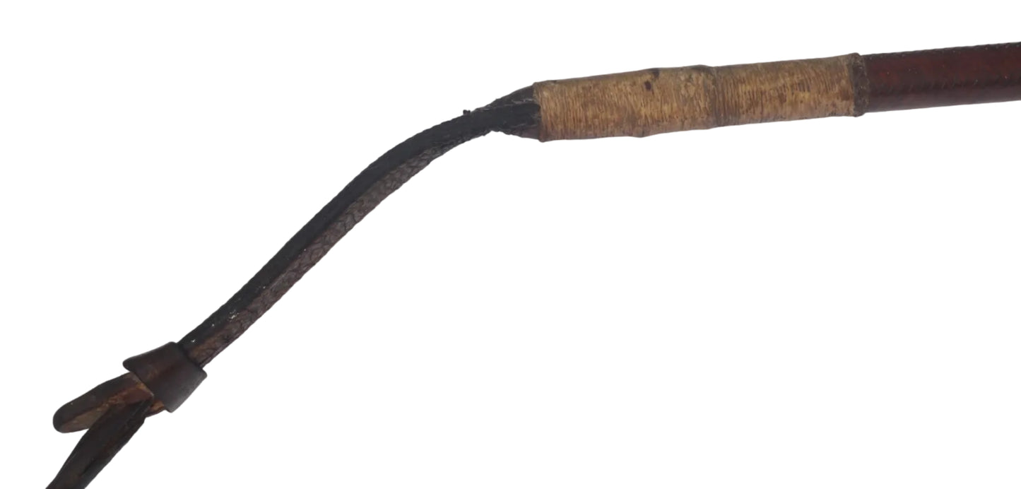 1935 Swaine & Adeney Ladies / Youths Leather Hunting Whip