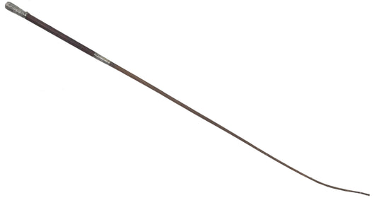 Victorian 1892 Silver Mounted Ladies Sidesaddle Riding Whip or Crop  - w1834