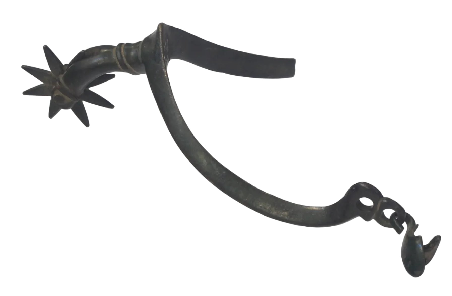 A Bronze 17th Century Rowel Spur
