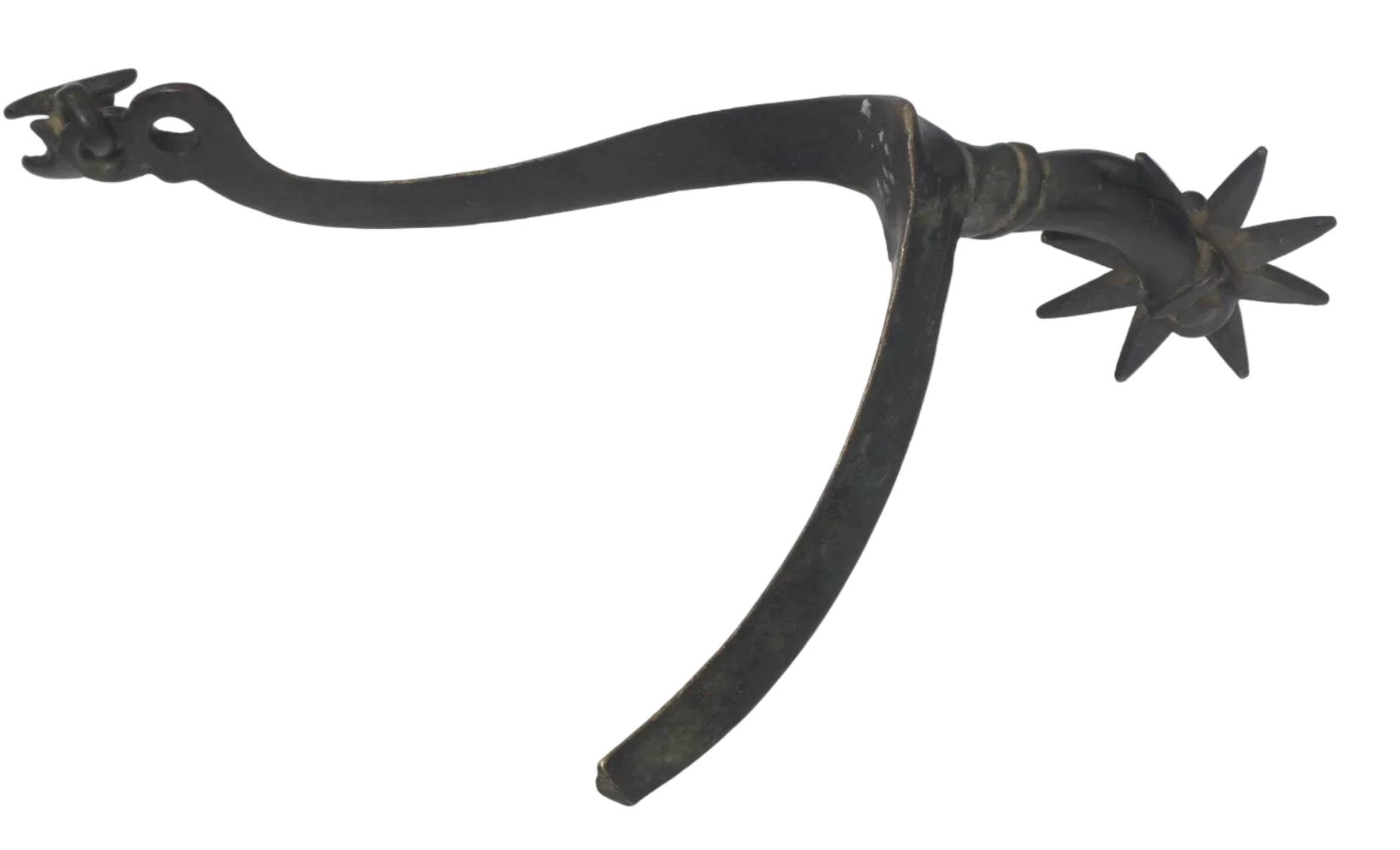 A Bronze 17th Century Rowel Spur