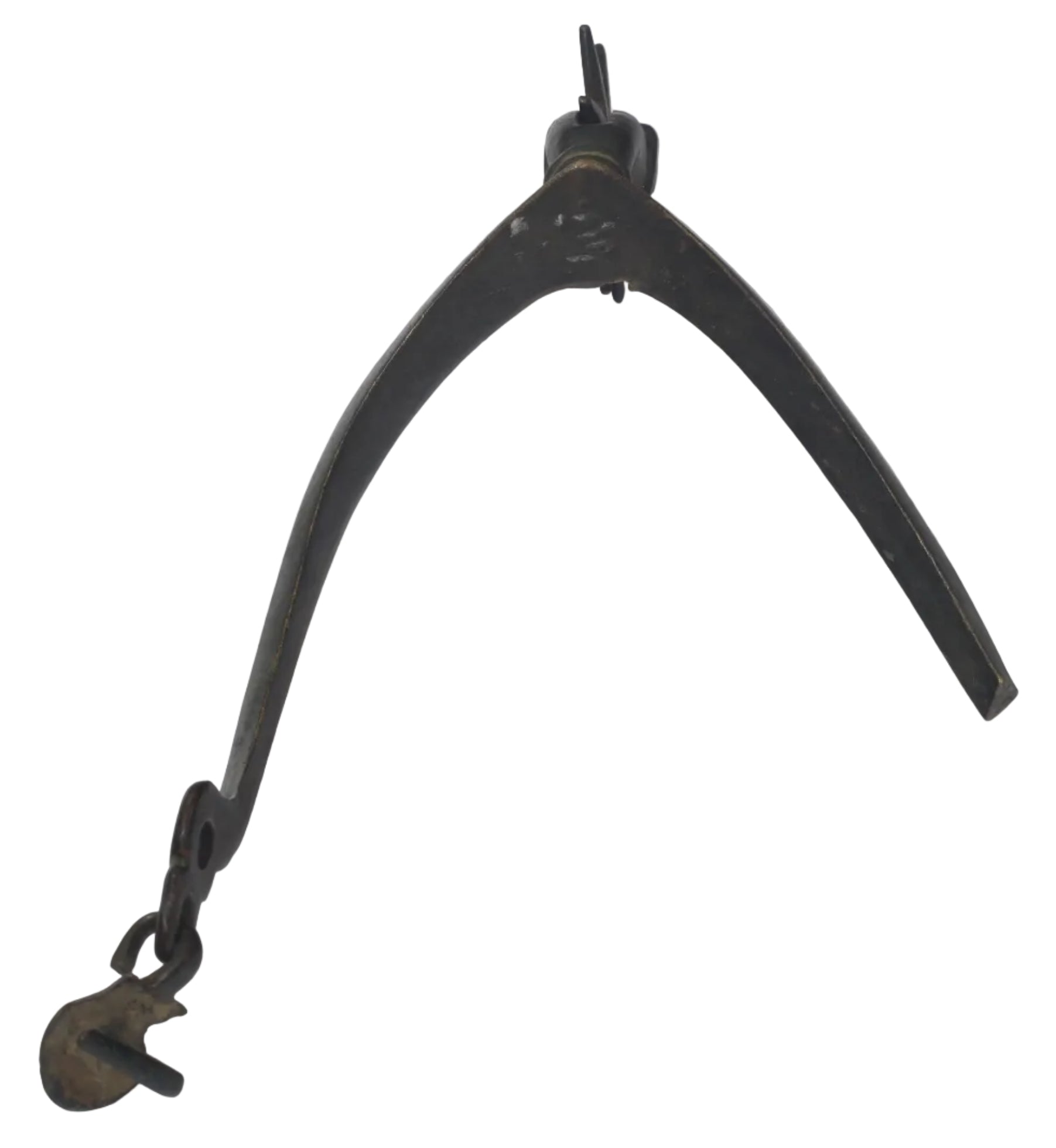 A Bronze 17th Century Rowel Spur