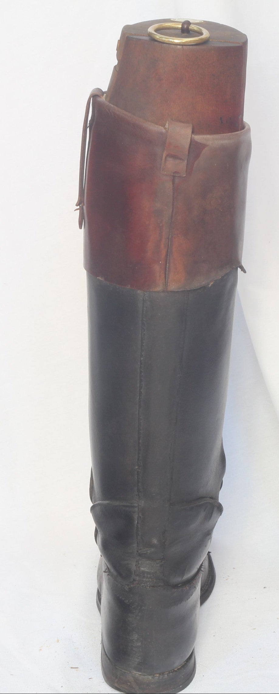 Vintage  Leather Hunting Top Boots and Trees by Maxwell