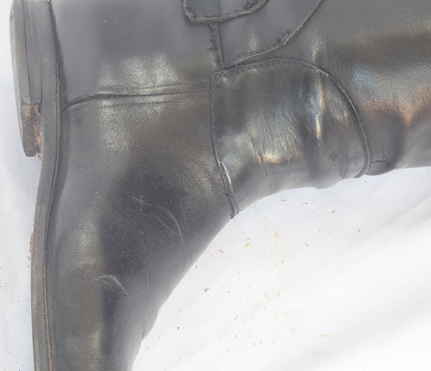 Vintage  Leather Hunting Top Boots and Trees by Maxwell