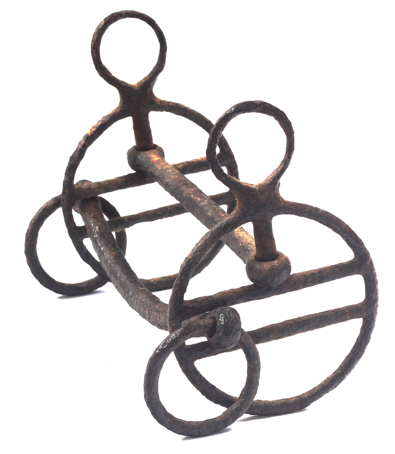 A 19th Century Double Mouth Steel Harness Bit